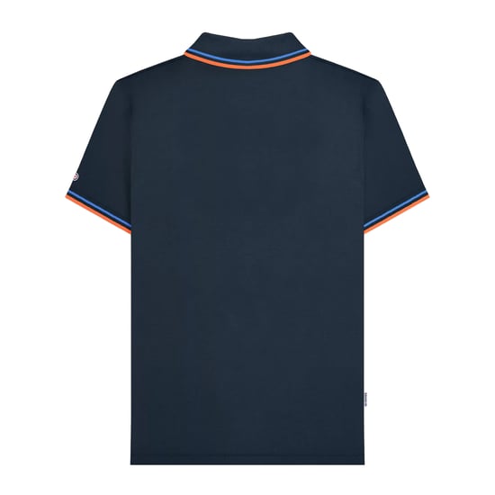 Lambretta - "SS25" Poloshirt für Herren (Marineblau/Blau) - Image 2