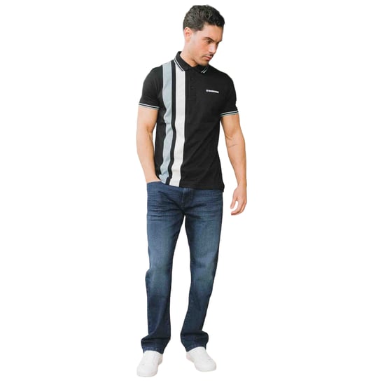Lambretta - "SS25" Poloshirt für Herren (Schwarz) - Image 3