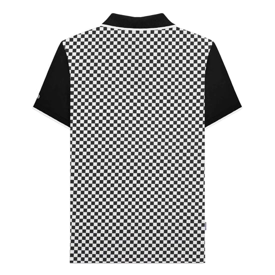 Lambretta - Poloshirt Rundum bedruckt für Herren (Schwarz/Weiß) - Image 2