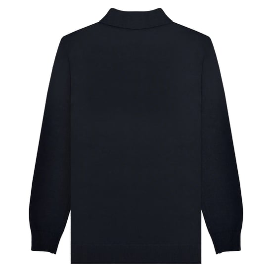 Lambretta - "AW24" Poloshirt Verkleidet für Herren Langärmlig (Marineblau) - Image 2