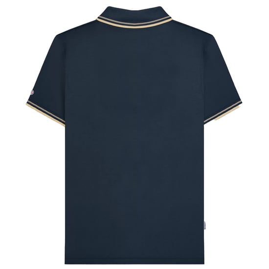 Lambretta - Poloshirt für Herren (Marineblau/Asche/Cremefarbe) - Image 2