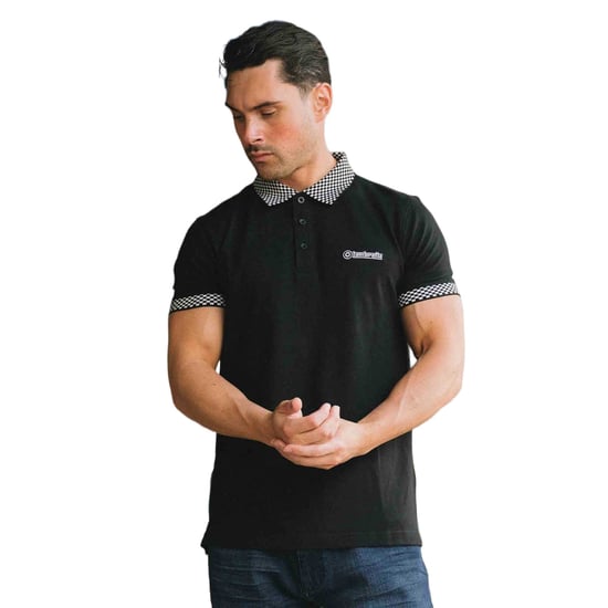 Lambretta - "SS25" Poloshirt für Herren (Schwarz) - Image 3