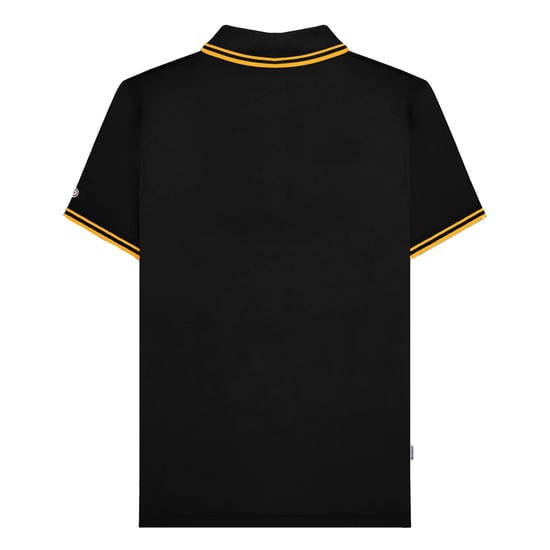 Lambretta - "SS25" Poloshirt für Herren (Schwarz/Gold) - Image 2