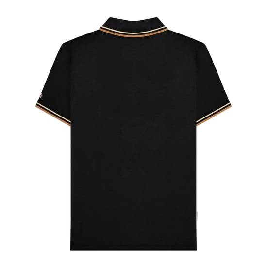 Lambretta - "SS25" Poloshirt für Herren (Schwarz/Holzasche) - Image 2