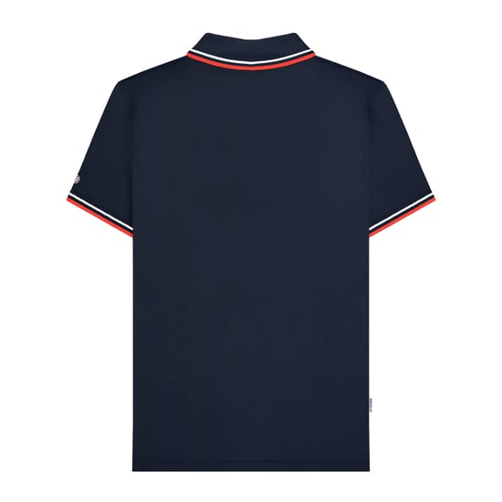 Lambretta - "SS25" Poloshirt für Herren (Marineblau/Weiß) - Image 2