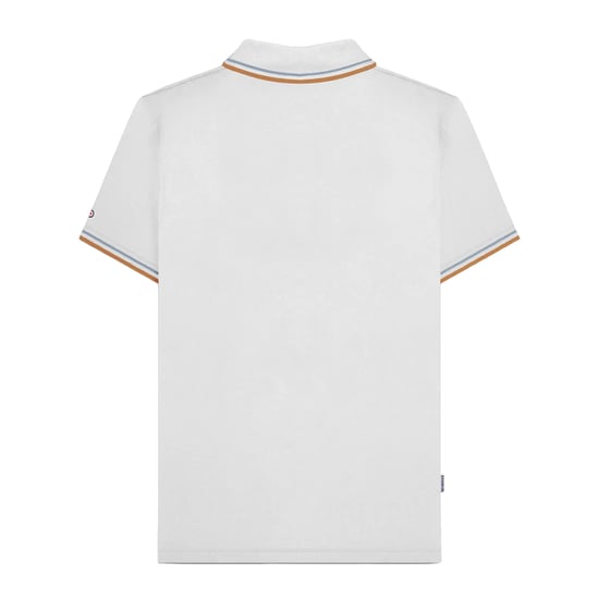 Lambretta - "SS25" Poloshirt für Herren (Weiß/Himmel) - Image 2