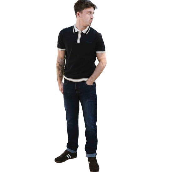 Lambretta - "SS25" Poloshirt für Herren (Marineblau) - Image 3