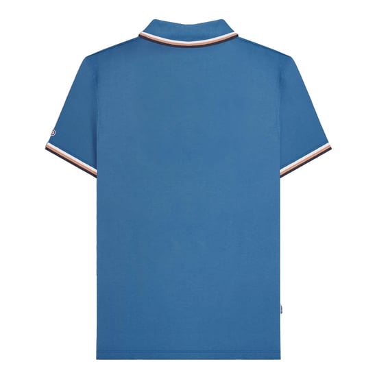 Lambretta - "SS25" Poloshirt für Herren (Dunkelblau/Weiß/Kork/Marineblau) - Image 2