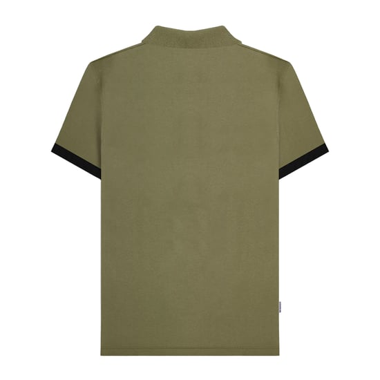Lambretta - Poloshirt Verkleidet für Herren (Khakigrün) - Image 2