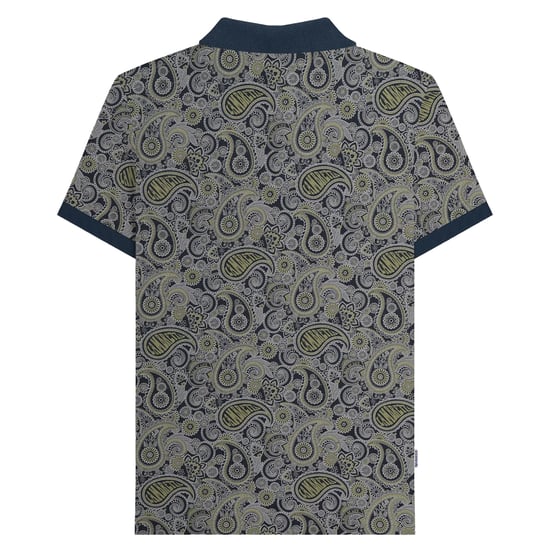 Lambretta - "SS25" Poloshirt Mit Markenzeichen für Herren (Marineblau/Grau) - Image 2