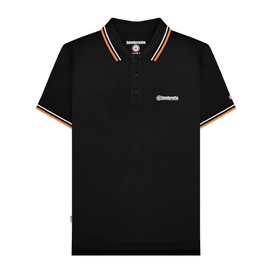 Lambretta - "SS25" Poloshirt für Herren (Schwarz/Weiß) - Image 1