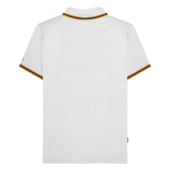 Lambretta - "SS25" Poloshirt für Herren (Weiß/Gold) - Image 2