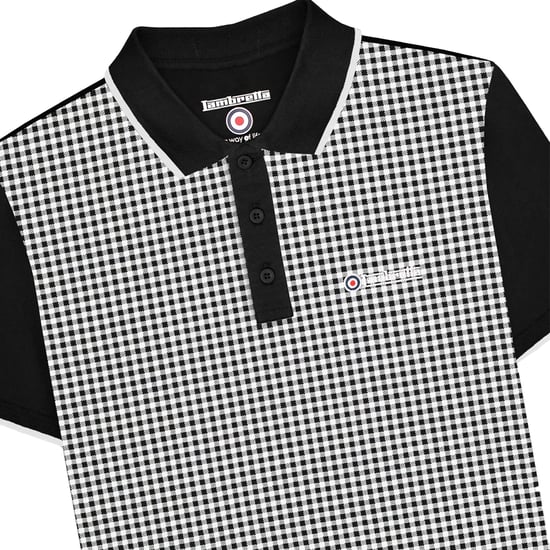 Lambretta - Poloshirt Rundum bedruckt für Herren (Schwarz) - Image 3