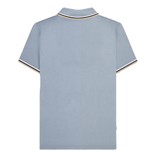 Lambretta - "SS25" Poloshirt für Herren (Blau/Weiß/Marineblau/Cremefarbe) - Image 2
