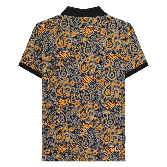 Lambretta - "SS25" Poloshirt Mit Markenzeichen für Herren (Schwarz/Gold) - Image 2