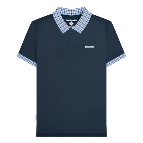Lambretta - "SS25" Poloshirt für Herren (Marineblau) - Image 1