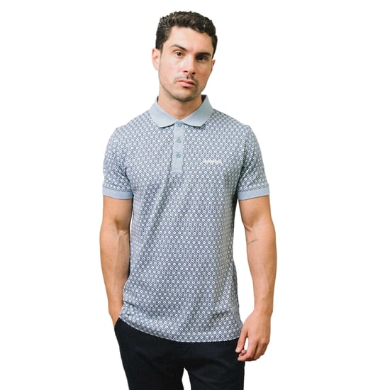 Lambretta - "AW24" Poloshirt für Herren (Blau) - Image 3