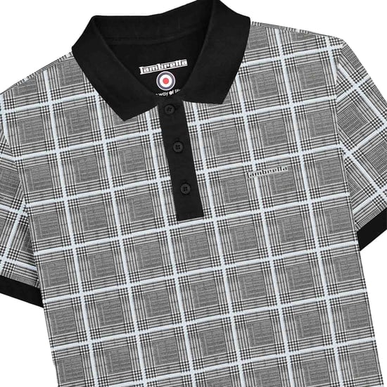 Lambretta - "SS25" Poloshirt für Herren (Weiß) - Image 3