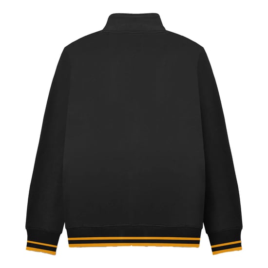 Lambretta - Sweatshirt mit kurzem Reißverschluss für Herren (Schwarz/Gold) - Image 2