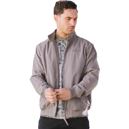 Lambretta - Harringtonjacke für Herren (Dunkelgrau) - Image 3