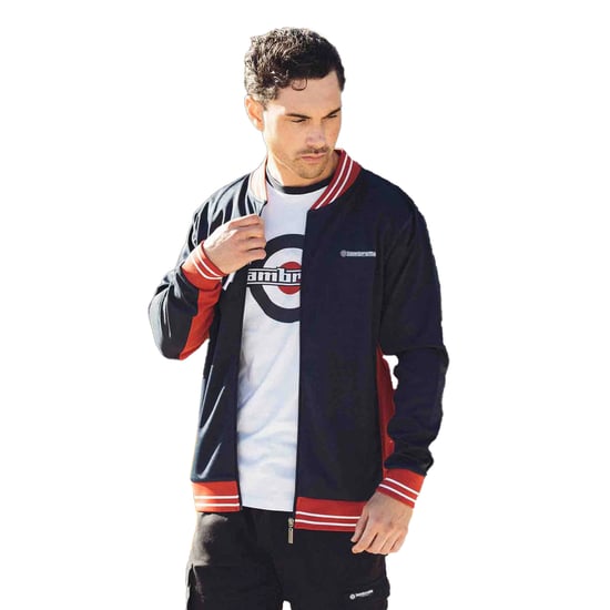 Lambretta - "Vintage" Trainingsjacke für Herren (Marineblau/Rot/Weiß) - Image 3
