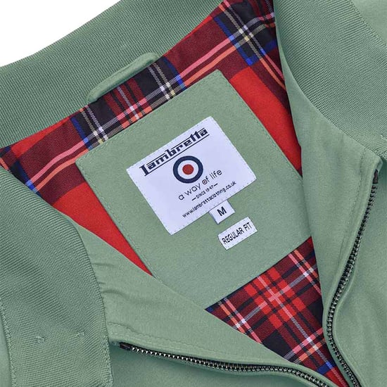 Lambretta - Harringtonjacke für Herren (Grün) - Image 3