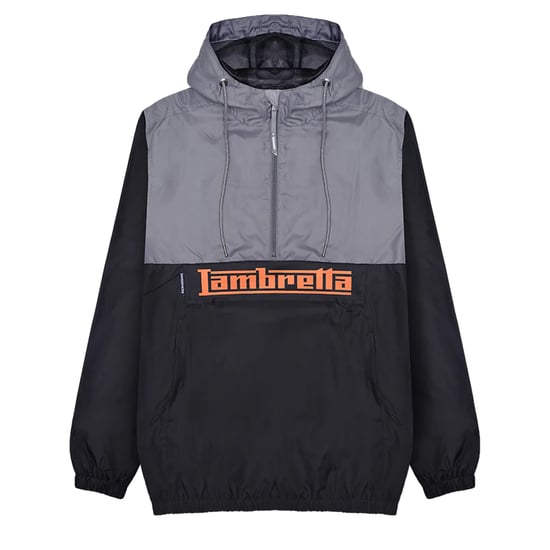 Lambretta - "Scooter" Jacke Über den Kopf für Herren (Schwarz/Grau) - Image 1