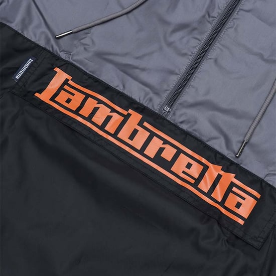 Lambretta - "Scooter" Jacke Über den Kopf für Herren (Schwarz/Grau) - Image 3