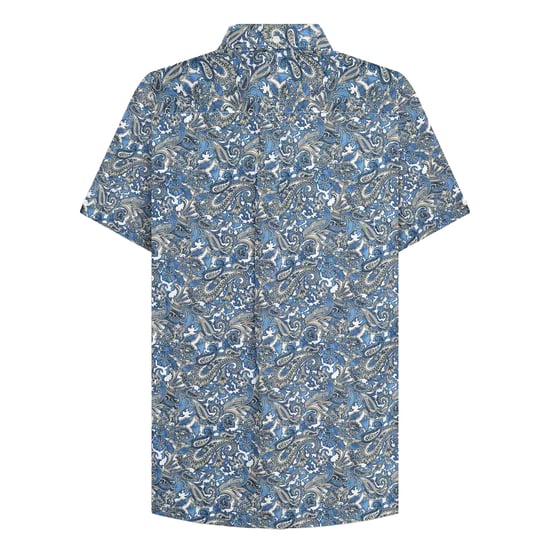 Lambretta - "SS25" Hemd für Herren (Weiß/Blau) - Image 2