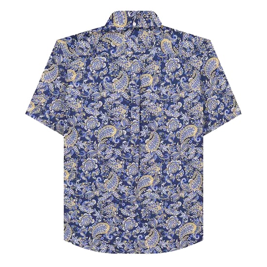 Lambretta - Hemd für Herren kurzärmlig (Marineblau/Weiß) - Image 2