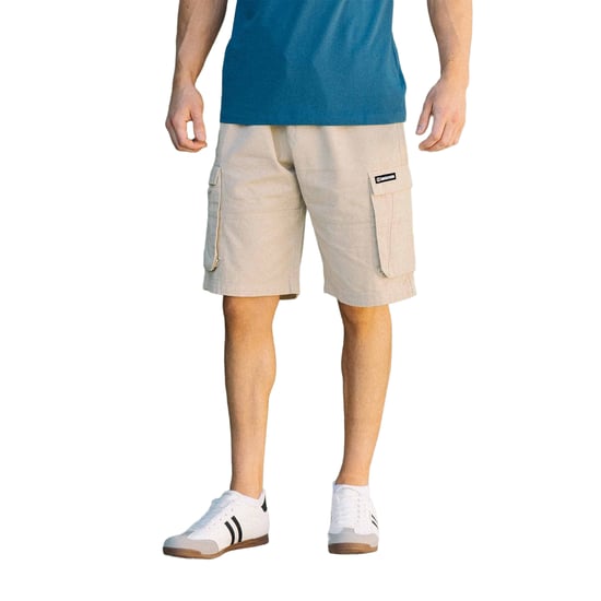 Lambretta - "Utility SS25" Cargo-Shorts für Herren (Steinfarben) - Image 3