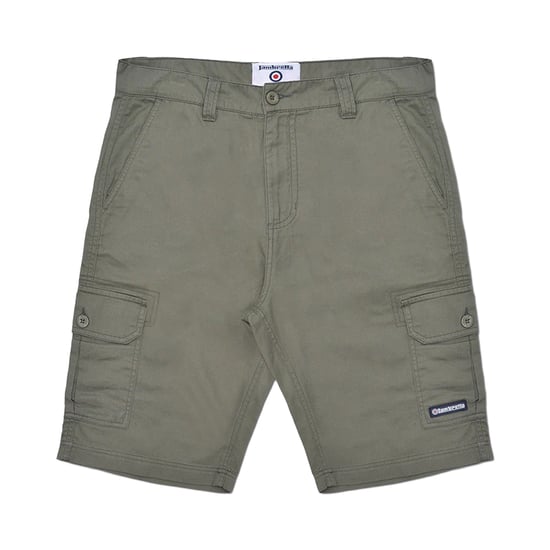 Lambretta - "SS24" Cargo-Shorts für Herren (Khakigrün) - Image 1