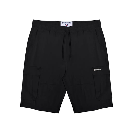 Lambretta - "Utility SS25" Cargo-Shorts für Herren (Schwarz) - Image 1