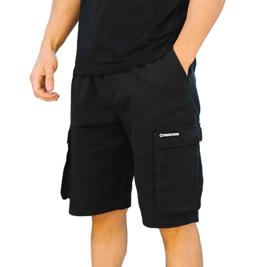 Lambretta - "Utility SS25" Cargo-Shorts für Herren (Schwarz) - Image 3