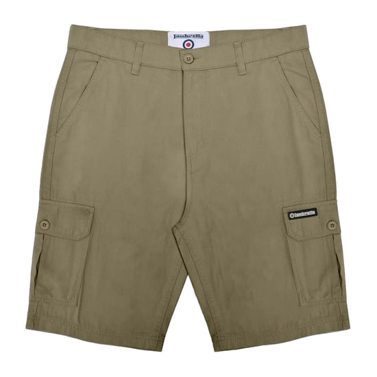 Lambretta - "SS25" Cargo-Shorts für Herren (Khakigrün) - Image 1