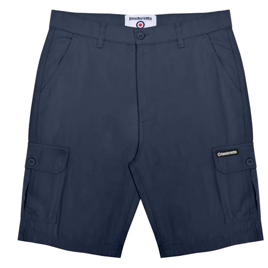 Lambretta - "SS25" Cargo-Shorts für Herren (Marineblau) - Image 1