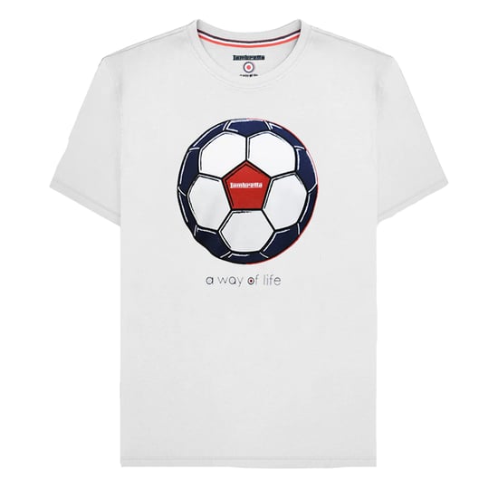 Lambretta - T-Shirt für Herren - Fußball (Weiß) - Image 1