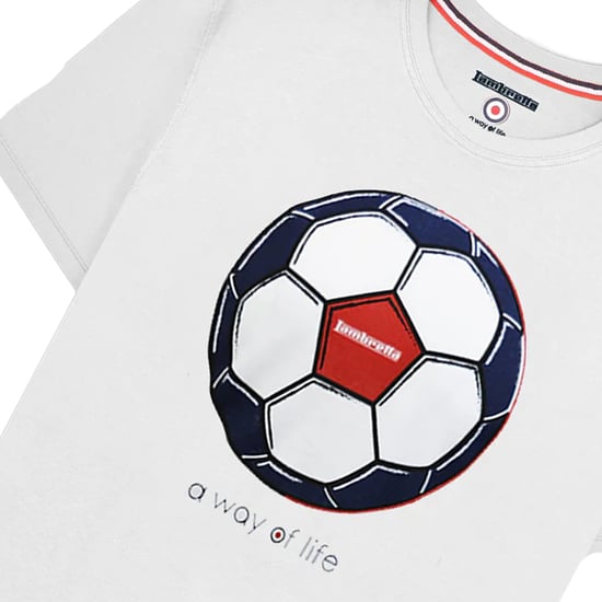 Lambretta - T-Shirt für Herren - Fußball (Weiß) - Image 2