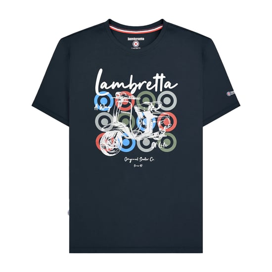 Lambretta - T-Shirt Mit Markenzeichen für Herren (Marineblau) - Image 1