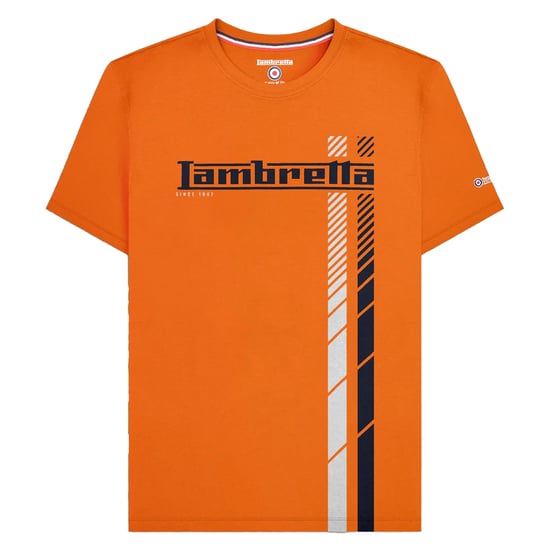 Lambretta - "SS25" T-Shirt für Herren (Orange) - Image 1