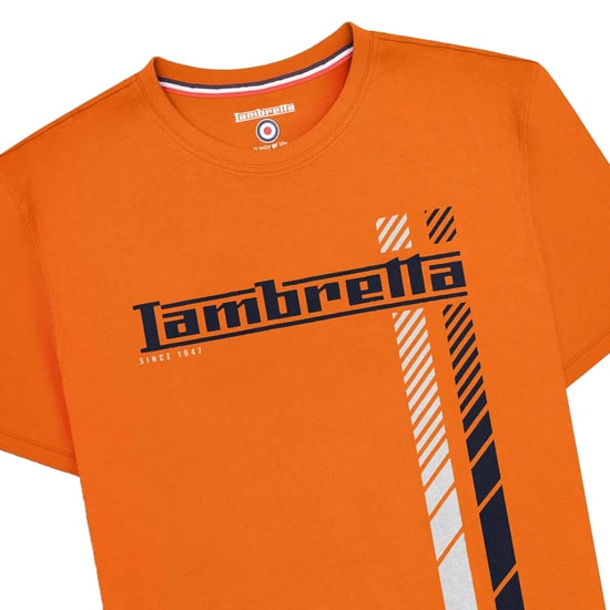 Lambretta - "SS25" T-Shirt für Herren (Orange) - Image 3