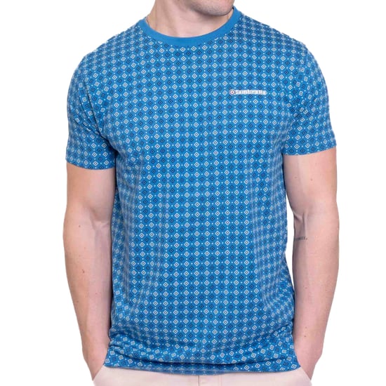 Lambretta - "SS24" T-Shirt Rundum bedruckt für Herren (Vallarta Blau) - Image 3