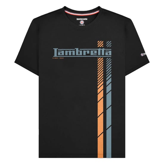 Lambretta - "SS25" T-Shirt für Herren (Schwarz) - Image 1