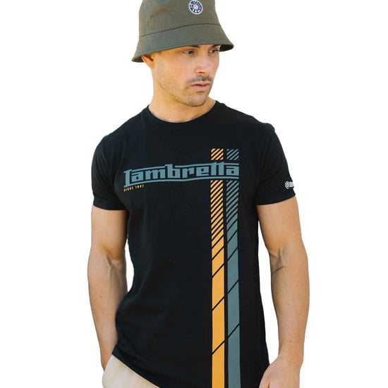 Lambretta - "SS25" T-Shirt für Herren (Schwarz) - Image 3