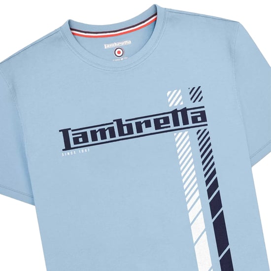 Lambretta - "SS25" T-Shirt für Herren (Himmelblau) - Image 3