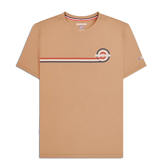 Lambretta - "SS24" T-Shirt für Herren (Sand) - Image 1
