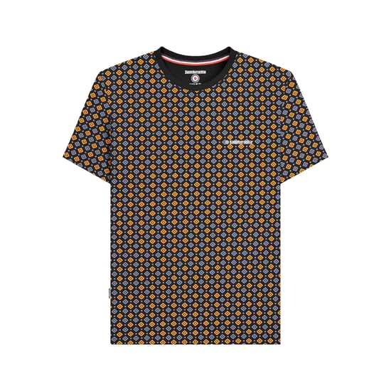 Lambretta - "SS25" T-Shirt für Herren (Schwarz/Gold) - Image 1