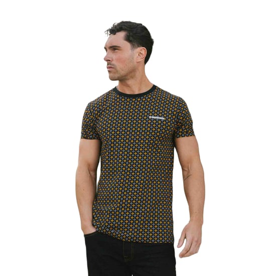 Lambretta - "SS25" T-Shirt für Herren (Schwarz/Gold) - Image 3