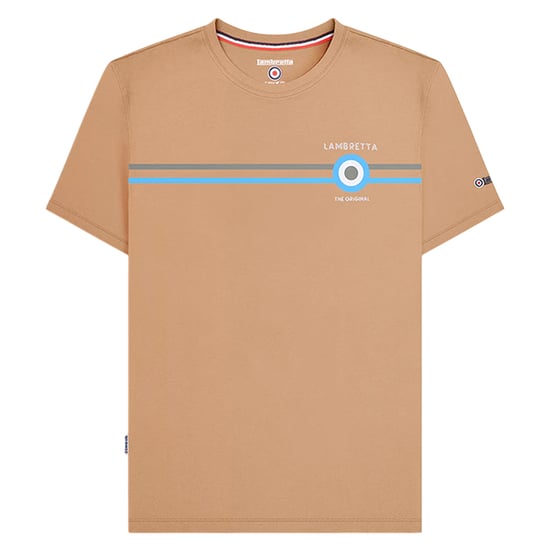 Lambretta - "Classic SS24" T-Shirt für Herren (Sand) - Image 1