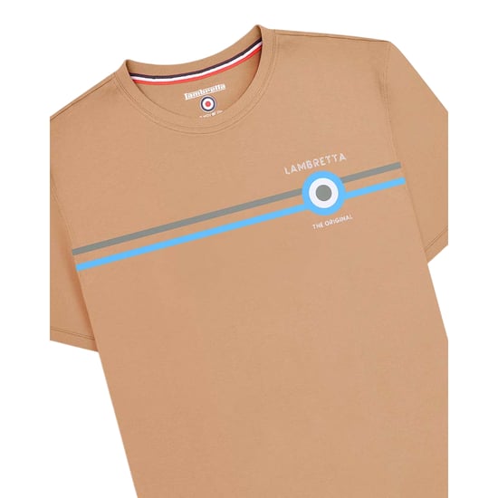 Lambretta - "Classic SS24" T-Shirt für Herren (Sand) - Image 2